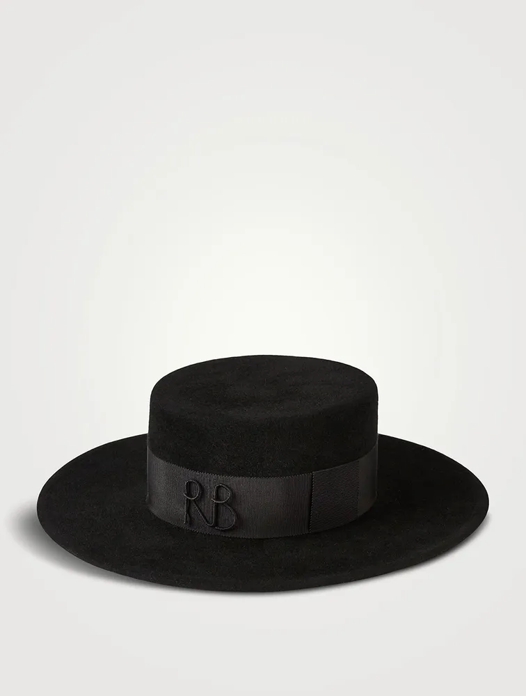 Felt Canotier Hat