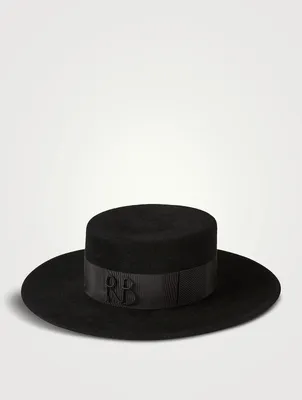 Felt Canotier Hat