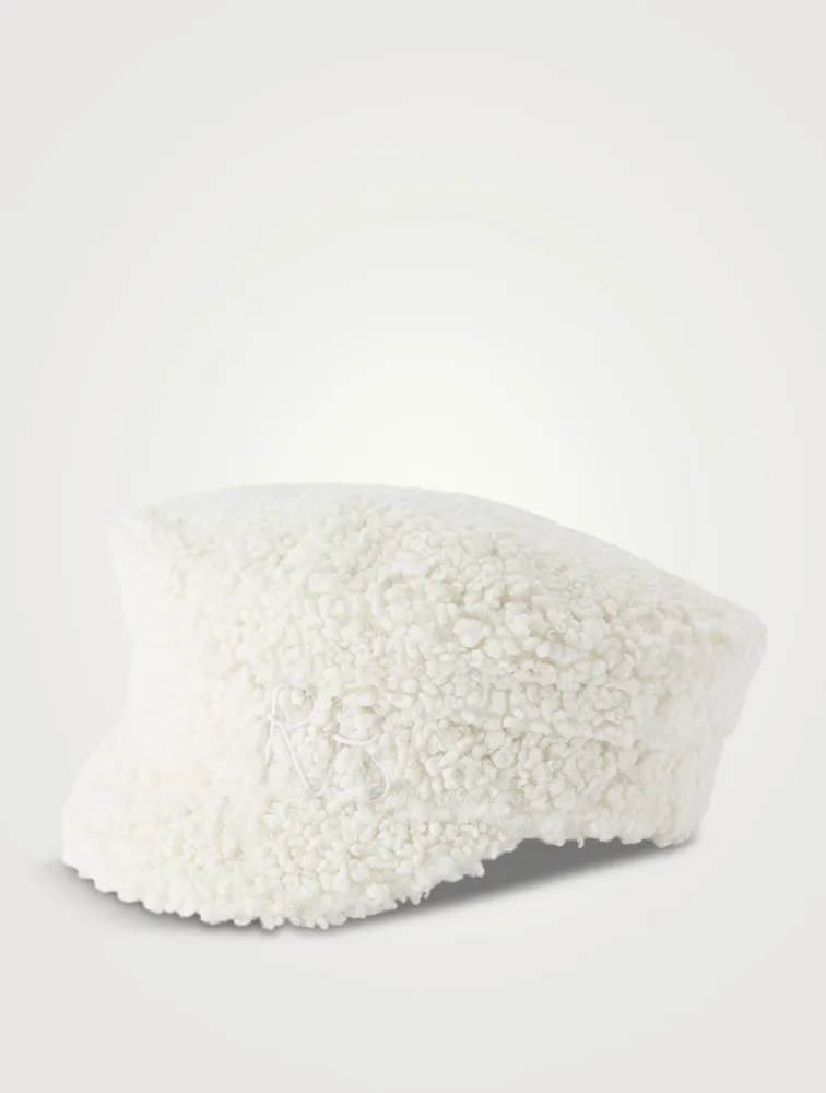 Fuzzy Baker Boy Cap