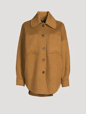 Bobby Wool And Alpaca Shirt Jacket