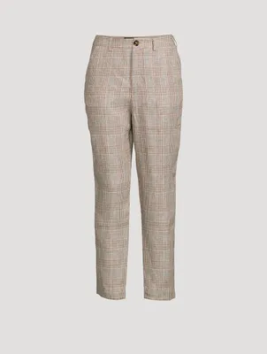 Axel Linen Cigarette Pants