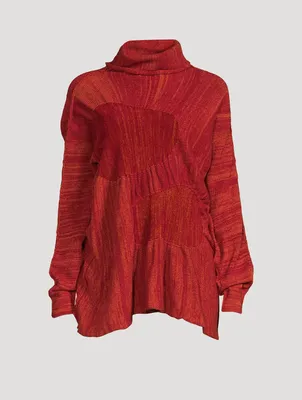 Clay Knit Turtleneck Top