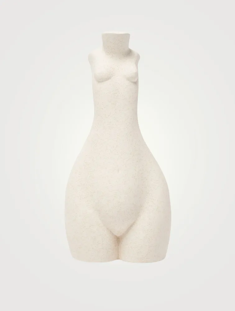 Tall Tit For Tat Ceramic Candlestick