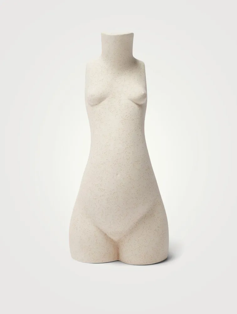 Short Tit For Tat Ceramic Candlestick