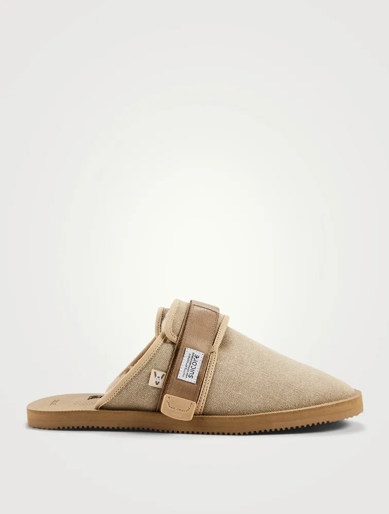 Daniel Ashram x SUICOKE Zavo Canvas Flat Mules