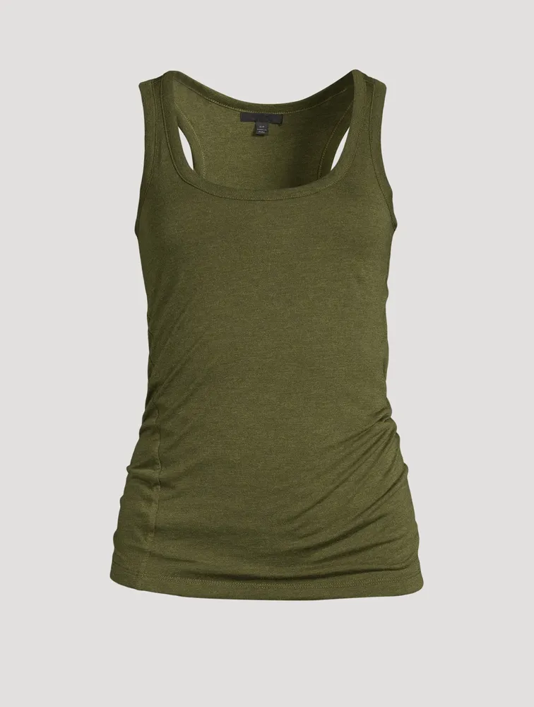 Modal Jersey Twist Racerback Tank Top