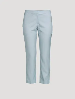 Wool Cropped Pants