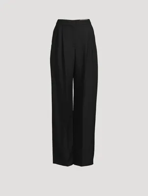 High-Waisted Wide-Leg Pants