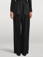 High-Waisted Wide-Leg Pants