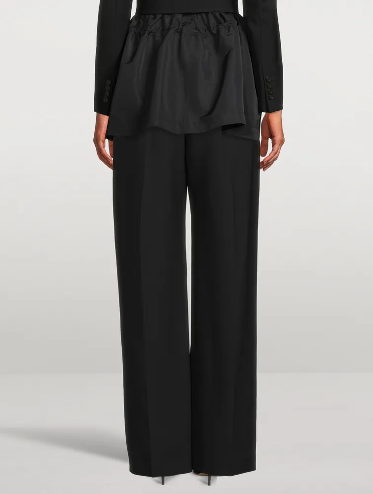 High-Waisted Wide-Leg Pants