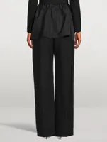 High-Waisted Wide-Leg Pants
