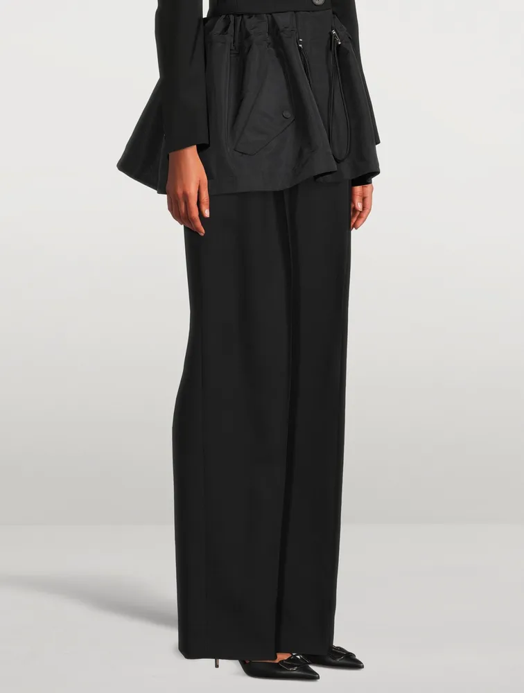 High-Waisted Wide-Leg Pants