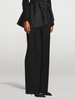 High-Waisted Wide-Leg Pants