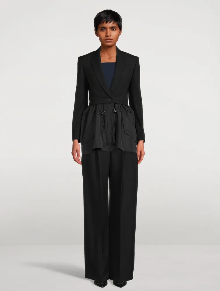 High-Waisted Wide-Leg Pants