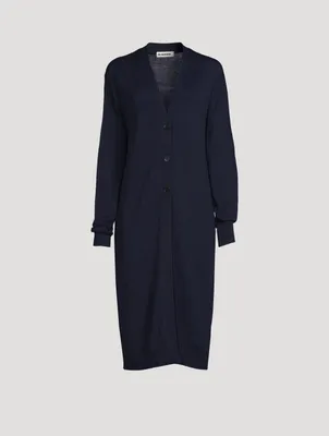 Wool Long Cardigan