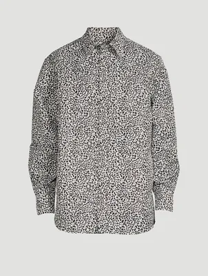 Nylon Shirt Animal Print