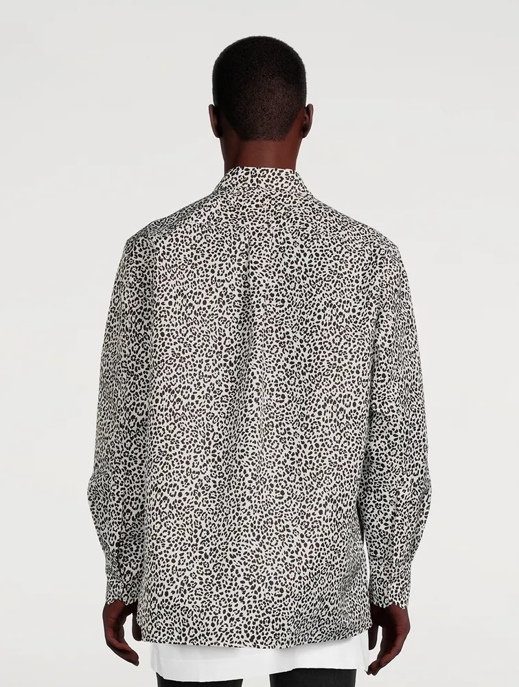 Nylon Shirt Animal Print