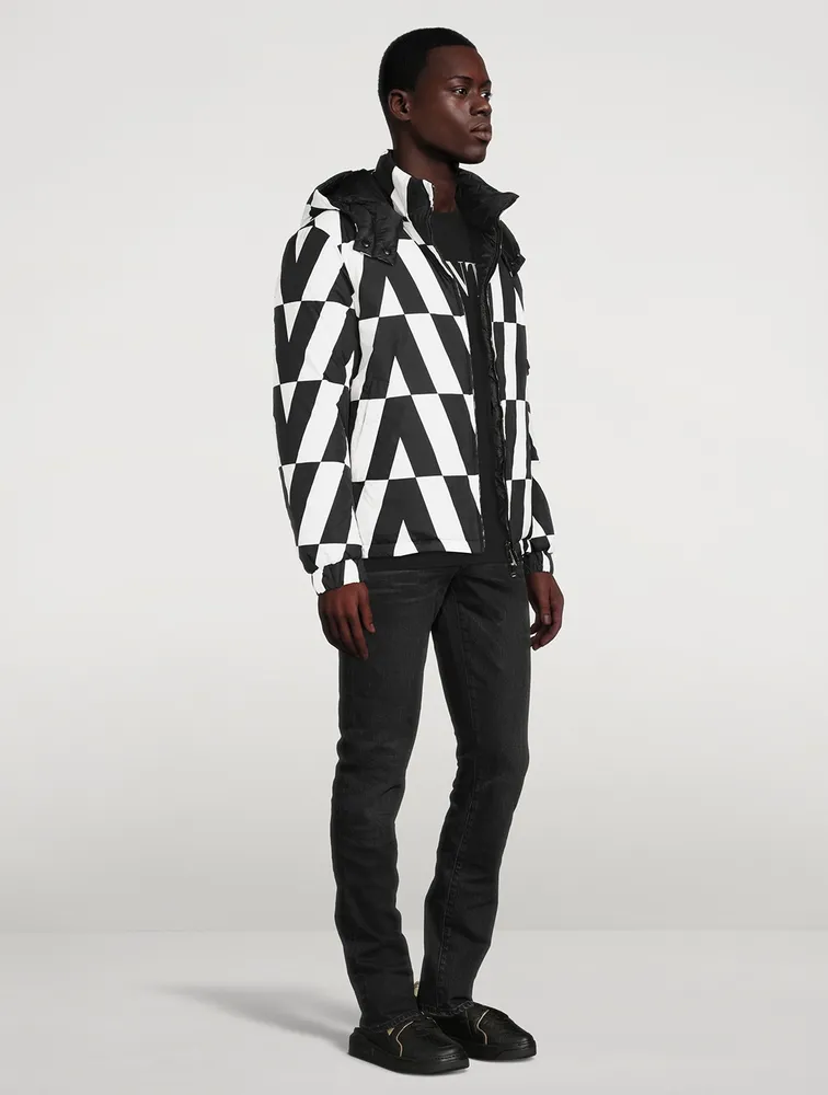 Reversible Hooded Jacket VLTN Print