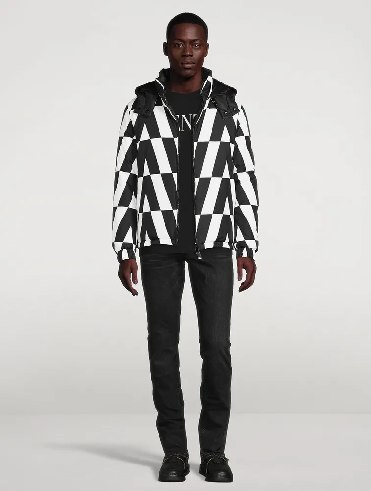 Reversible Hooded Jacket VLTN Print