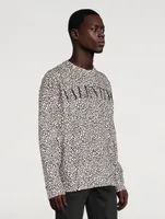 Long-Sleeve Sweatshirt Animal Print