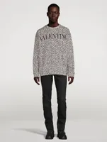 Long-Sleeve Sweatshirt Animal Print