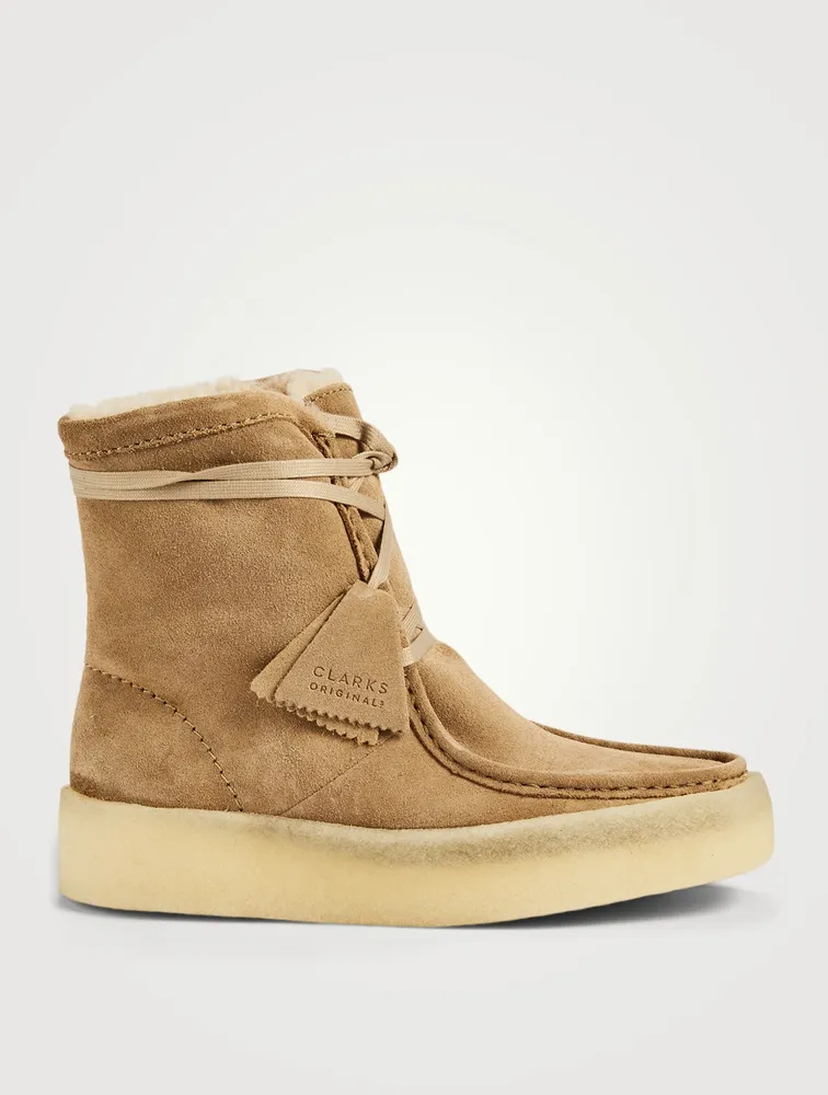 Wallabeecup Hi Suede And Shearling Boots