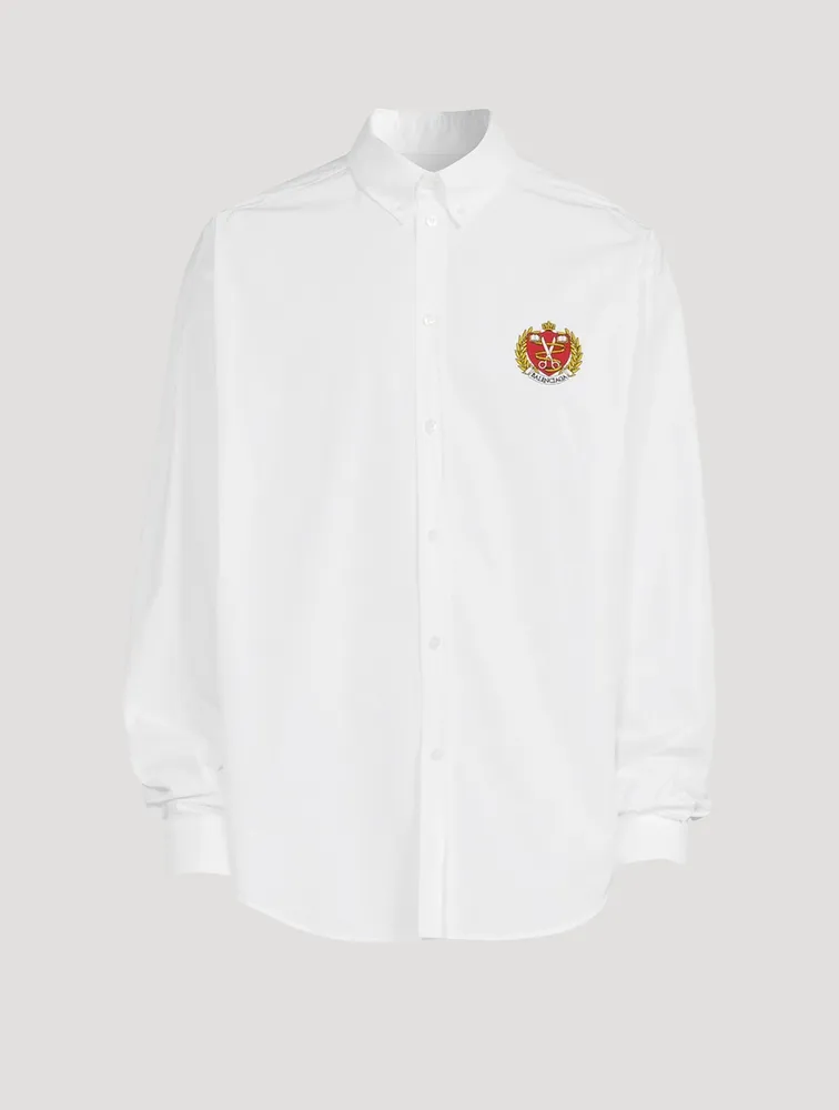Poplin College Oversized Shirt