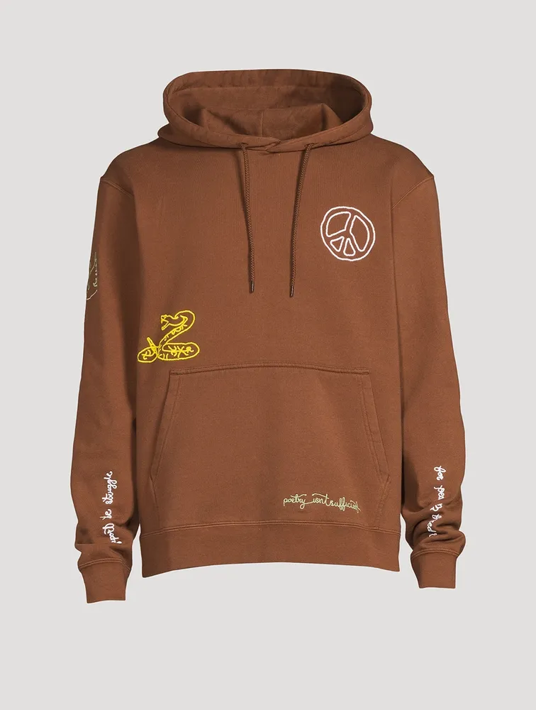 Cotton Embroidered Hoodie
