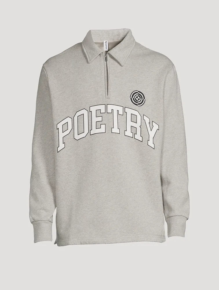 Half-Zip Polo Sweatshirt