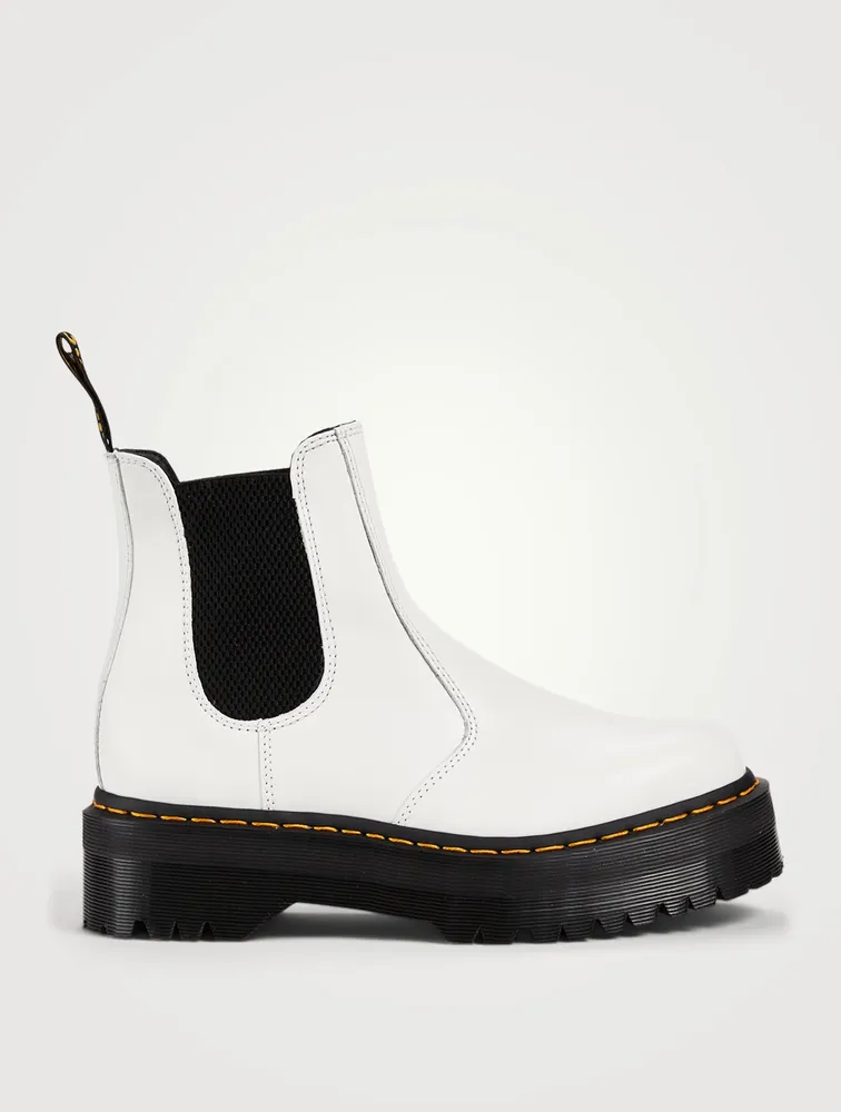 2976 Quad Leather Platform Chelsea Boots