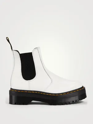 2976 Quad Leather Platform Chelsea Boots
