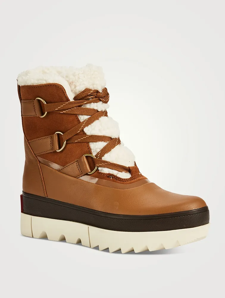 Joan Of Arctic Next Lite Leather And Suede Boots