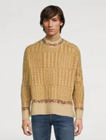 Shetland Wool Crewneck Sweater