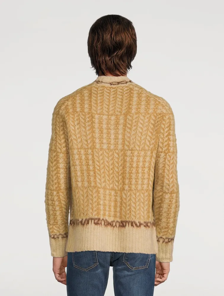 Shetland Wool Crewneck Sweater