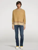 Shetland Wool Crewneck Sweater