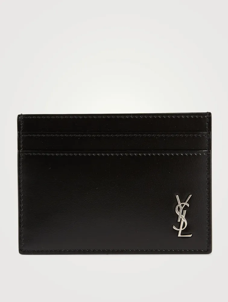 Leather Tiny Monogram Card Case