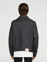 Zip-Off Sleeve Denim Jacket