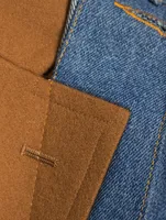 Wool And Denim Jacket