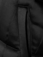 Padded Satin Pleated Vest