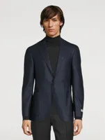 Wool Silk And Cashmere Jacket