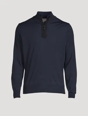 Wool Half-Zip Sweater