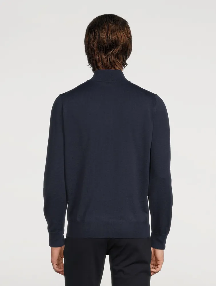 Wool Half-Zip Sweater
