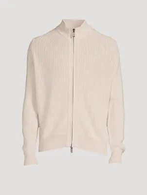 Wool Zip Sweater