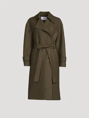 Wool Oversized Trench Coat