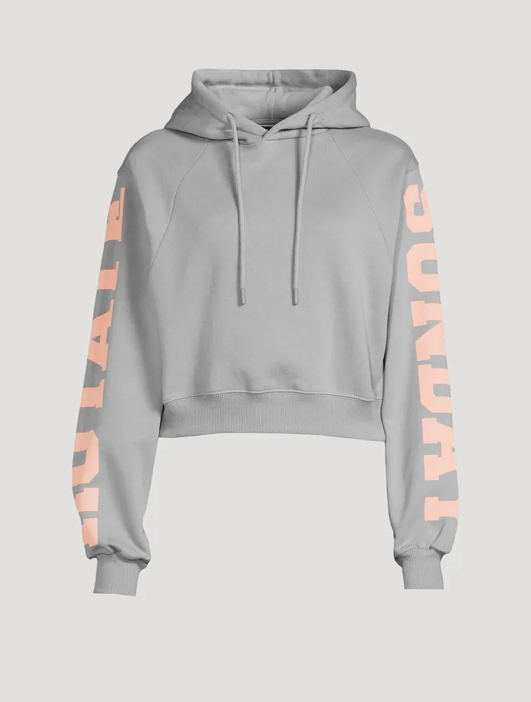 Viola Organic Cotton Cropped Hoodie