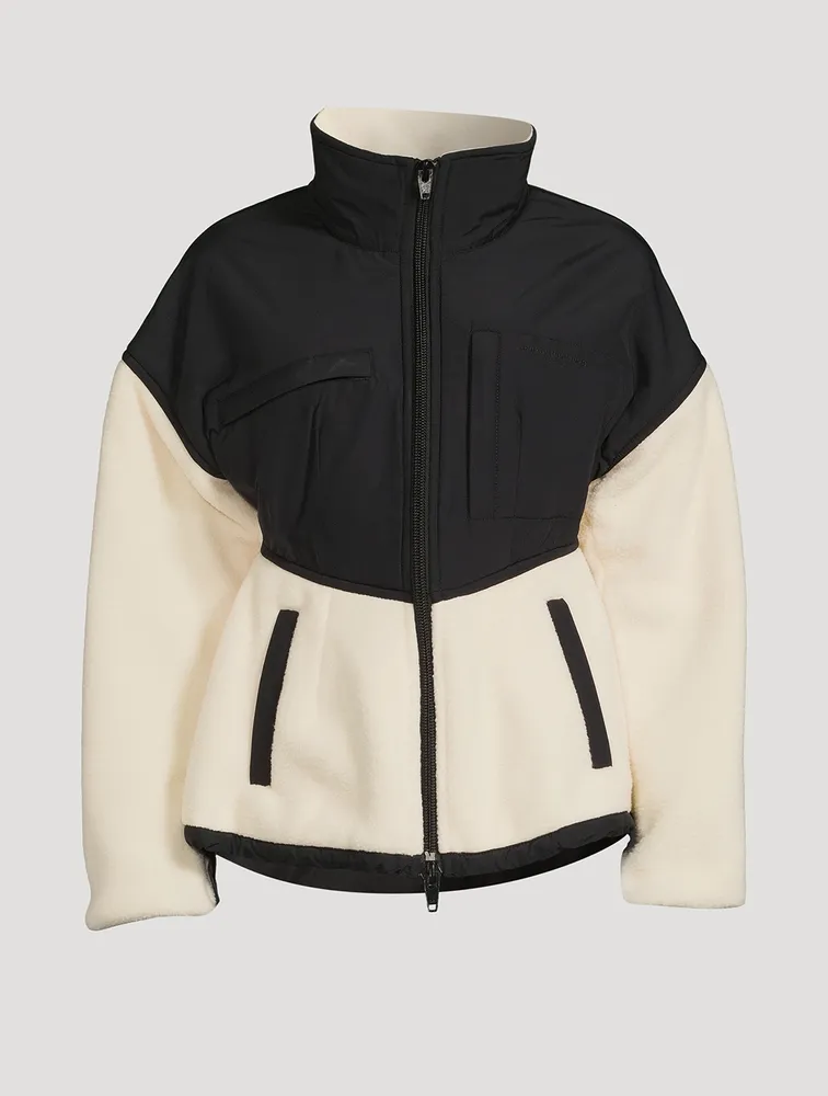 Sculpted Shoulder Fleece Jacket