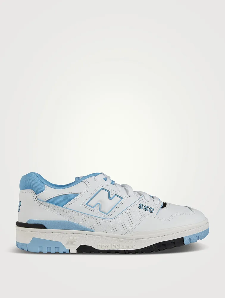 550 Mesh And Leather Sneakers