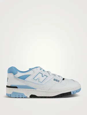 550 Mesh And Leather Sneakers