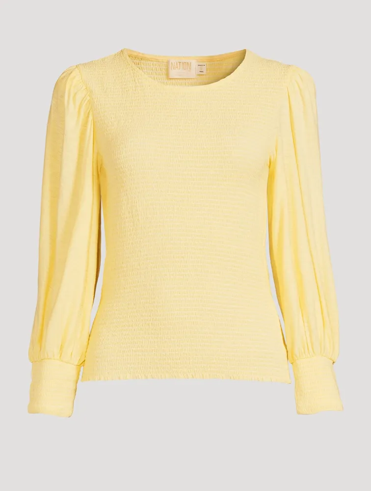 Pepper Shirred T-Shirt
