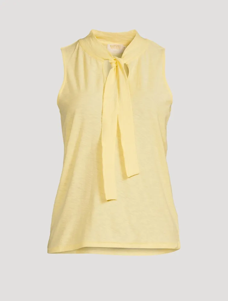 Lana Tie-Neck Tank Top